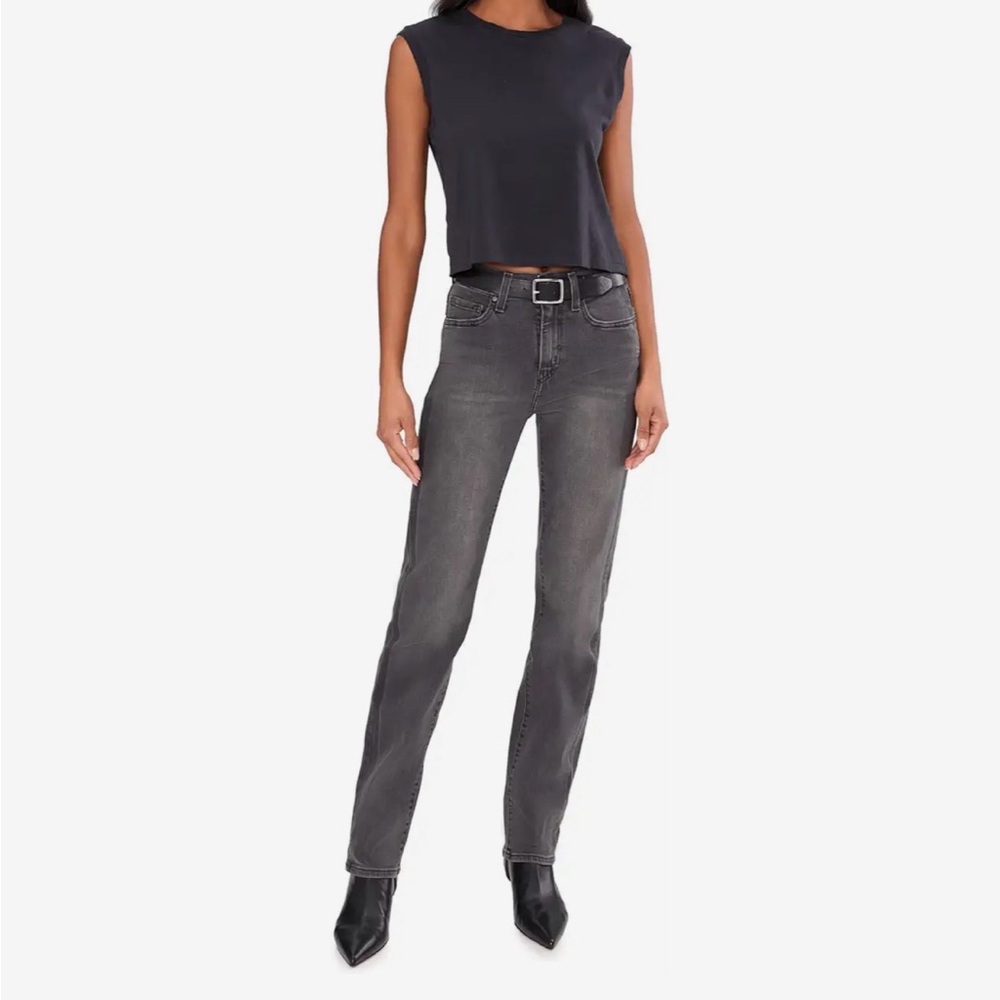 Levi's Women's Charcoal Straight Leg Jeans